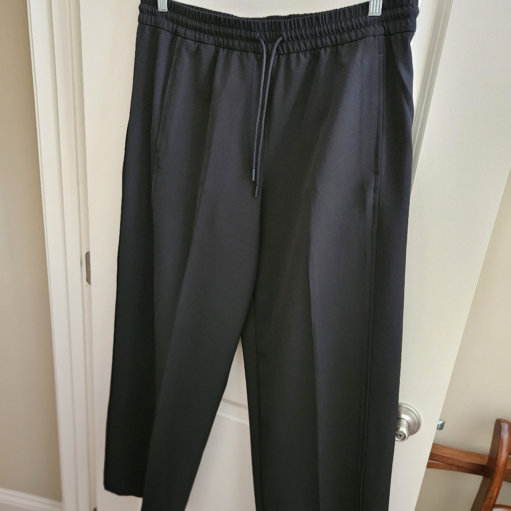 Athleta Women's Stride High Rise Relaxed Pant Size Large Black